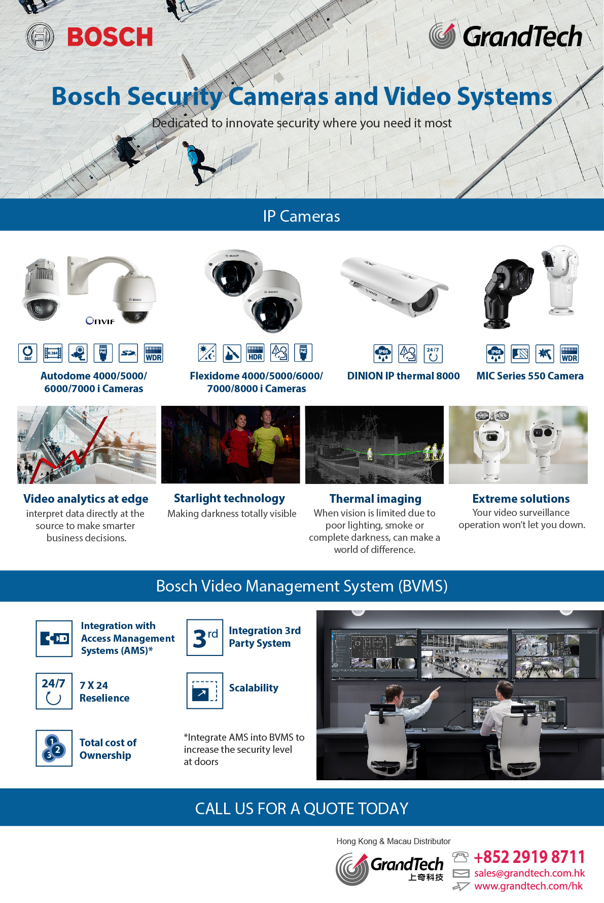 Bosch Security Cameras and Video Systems GrandTech Hong Kong